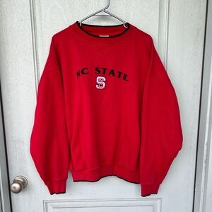 NC State Men's Red Crewneck Sweater
